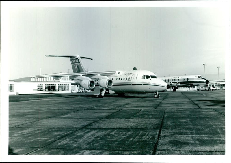 Manx Airlines Bae. - Vintage Photograph