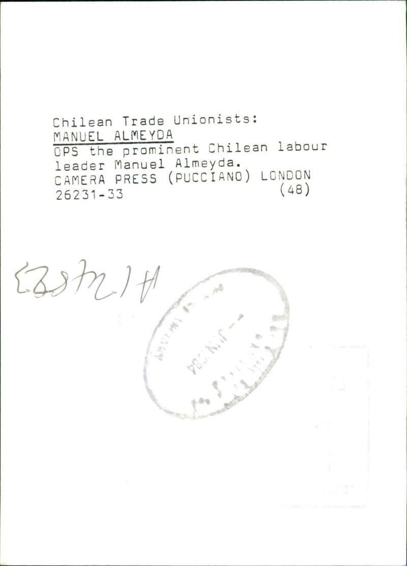 Manuel Almeyda - Vintage Photograph