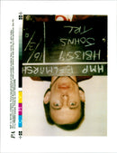 1995 POLICE ISSUED PICTURE CONVICTED MURDERER GARY JOHNS WHO TODAY PUBLISHED - Vintage Photograph