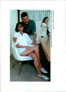 1995 LLANDUDNO MURDER CHRIS JULIE HOOK PRESS CONFERENCE COLWYN BAY WAL - Vintage Photograph