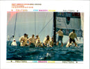 1995 TEAM NEW ZEALAND WIN THE FIRST RAE GARY USA SERIES WRITER RACING - Vintage Photograph