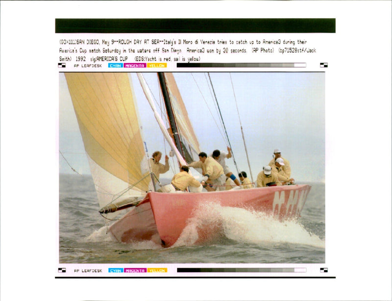 America's Cup 1992, the Moro in the final against the America3
