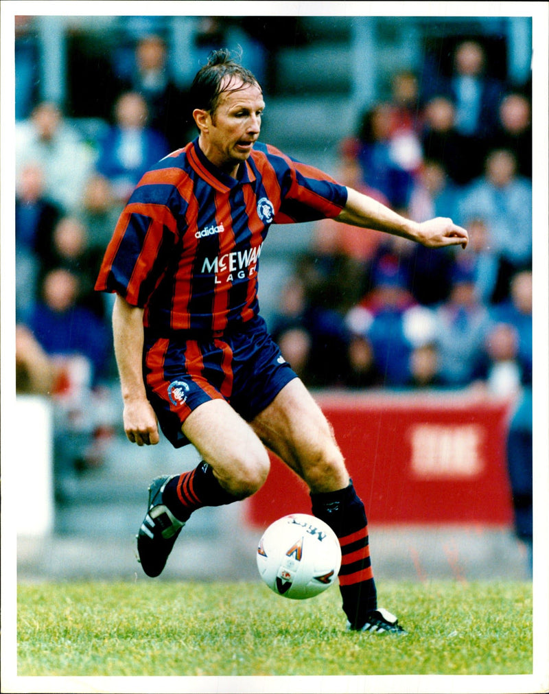 Trevor Steven, Glasgow Rangers FC - Vintage Photograph