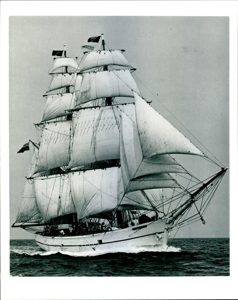 The first fleet ships. - Vintage Photograph