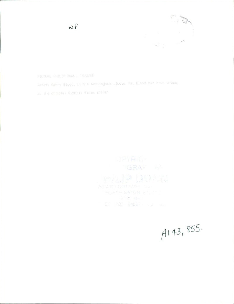 Gerry Blood - Vintage Photograph