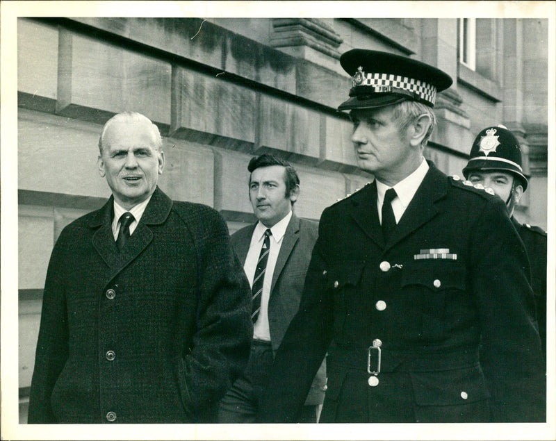 Chf. Insp. Seeney and Supt Loushran - Triple Murder Case, Warwick - Vintage Photograph