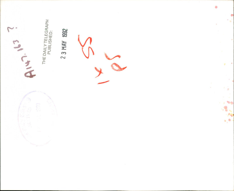 1992 DRAGON SWANSEA MURDER SUSPECT FDDE BROUININO EDS EDIE MARIA PUBLISHED - Vintage Photograph