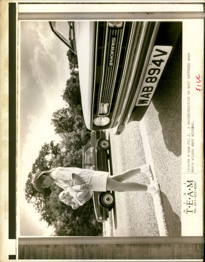 BROWNING EDIE MARIA WILKS MURDER DUPLICATE - Vintage Photograph