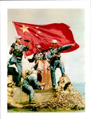 1995 LEAF PICTURE DESK PROOFING PRINTER DATE TIME SLU WRITER CHINA KNOWN - Vintage Photograph