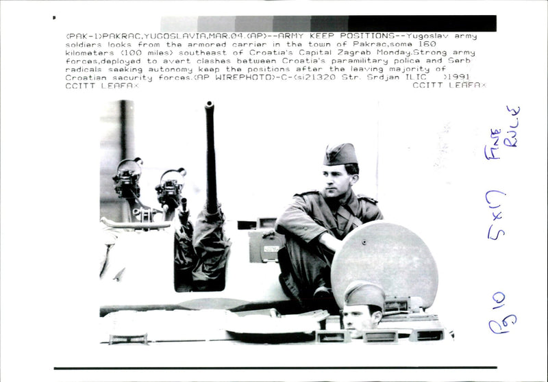 Yugoslavia Demonstration - Vintage Photograph