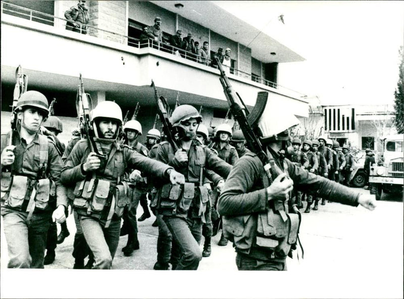 Lebanon: Christian Militia - Vintage Photograph