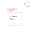 Neil Fairbrother - Vintage Photograph