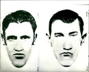 Photokit pictures of two of the men said to have threatend a key witness in the murder case of Barrie Page - Vintage Photograph