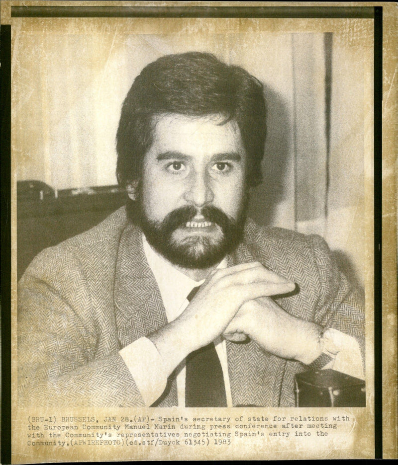 Manuel Marin. - Vintage Photograph