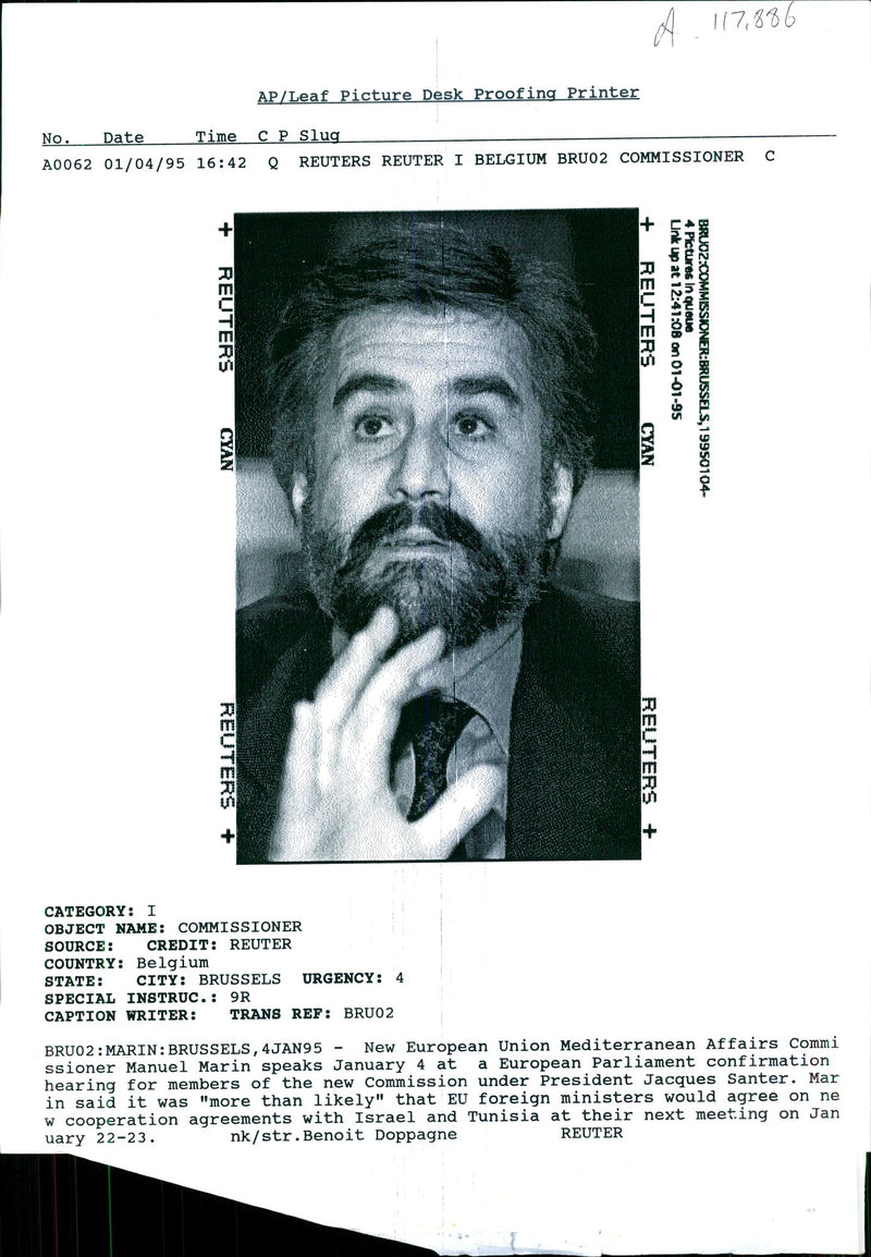 Manuel Marin. - Vintage Photograph