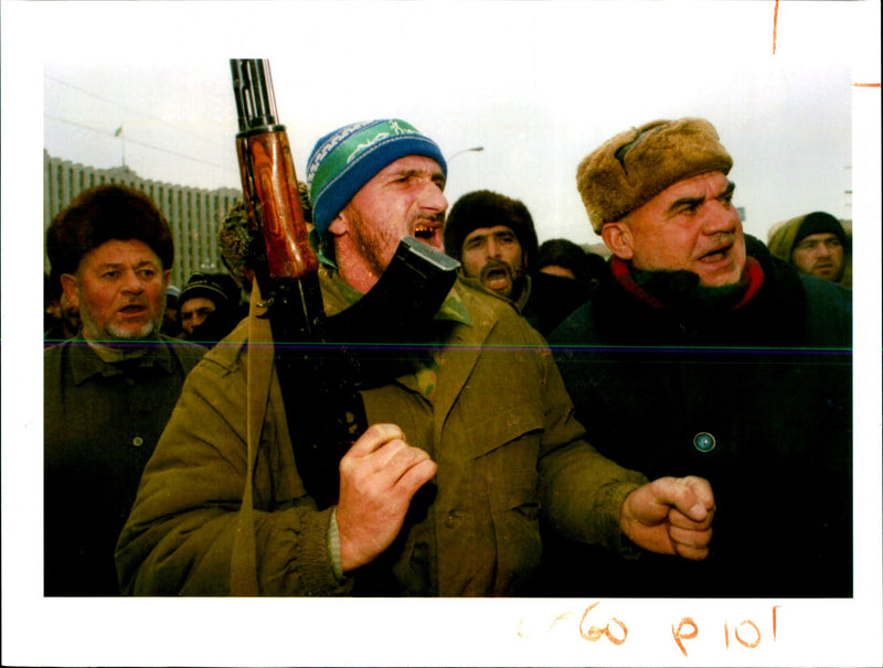 1994 RUSSIAN ARPLANES ALEXANDER ZEMLIANICHENKO WAR WRITER CAPITAL PRESIDENT - Vintage Photograph