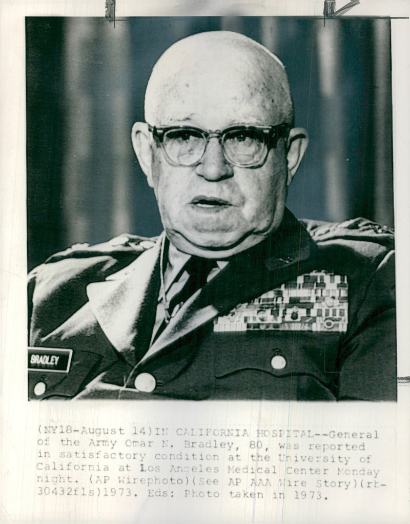 General of the Army Omar N. Bradley - Vintage Photograph