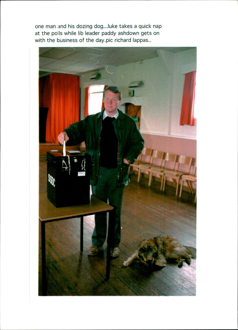 Paddy Ashdown - Vintage Photograph