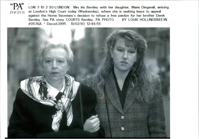 Iris Bentley and Maria Dingwall - Vintage Photograph