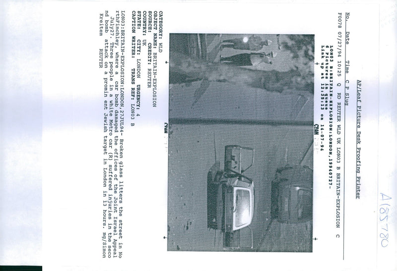 REUTER LONO WRITER WHITE BRITAIN COUNTRY - Vintage Photograph