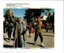 1995 THE OCCUPATION ENDED YESTERDA RULA HALAWANI JERO MILITARY WRITER COUNTRY - Vintage Photograph