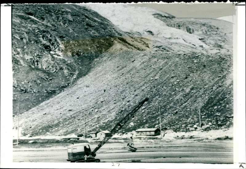 Switzerland: Mattmark - Vintage Photograph