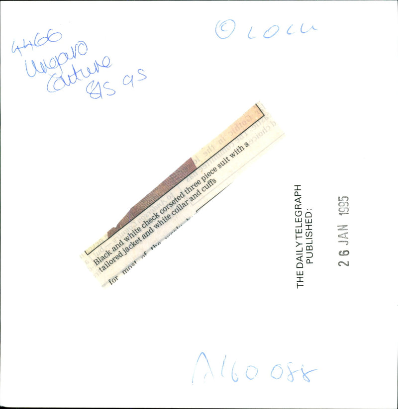 A outfit from designer Emanuel Ungaro - Vintage Photograph