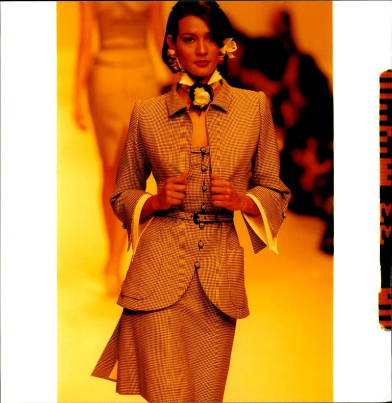 A outfit from designer Emanuel Ungaro - Vintage Photograph