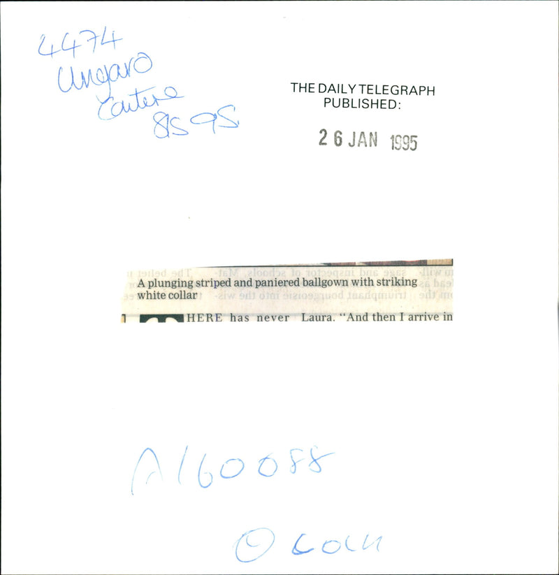 A outfit from designer Emanuel Ungaro - Vintage Photograph