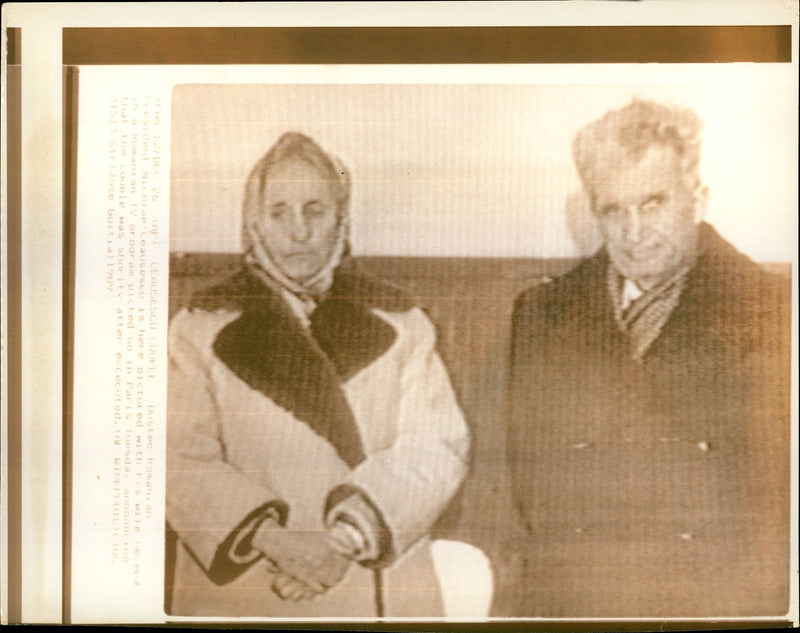 Nicolae Ceausescu - Vintage Photograph