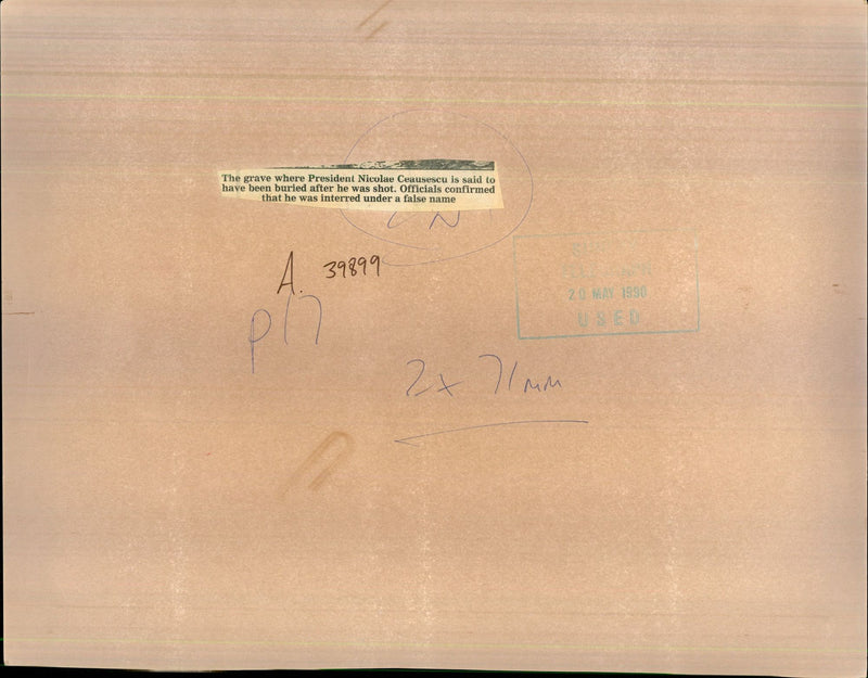 Nicolae Ceausescu - Vintage Photograph