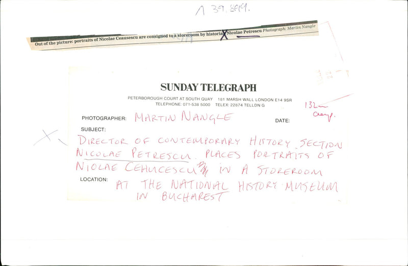 Nicolae Ceausescu - Vintage Photograph