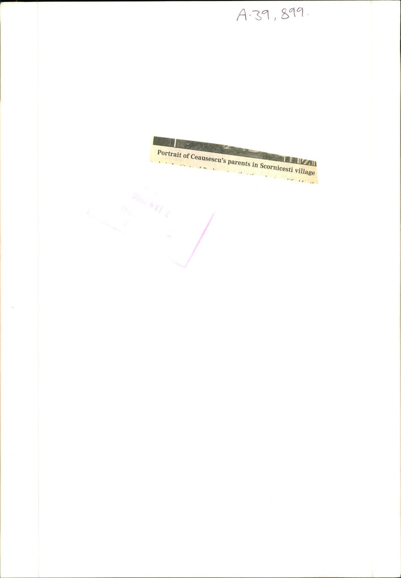 Nicolae Ceausescu - Vintage Photograph