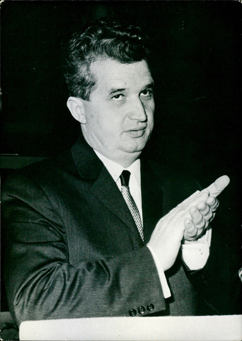 Nicolae Ceausescu - Vintage Photograph