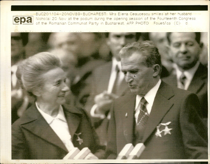 Nicolae Ceausescu - Vintage Photograph
