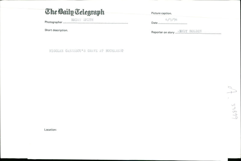 Nicolae Ceausescu - Vintage Photograph