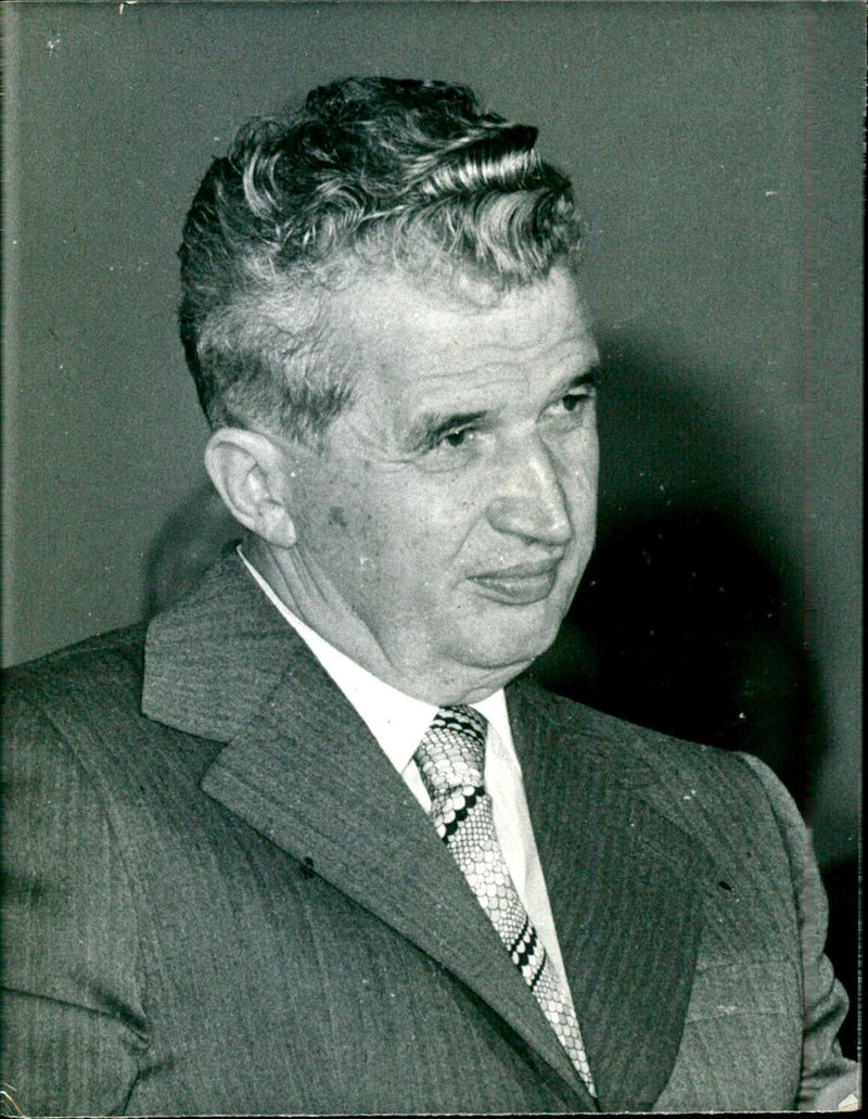 Nicolae Ceausescu - Vintage Photograph