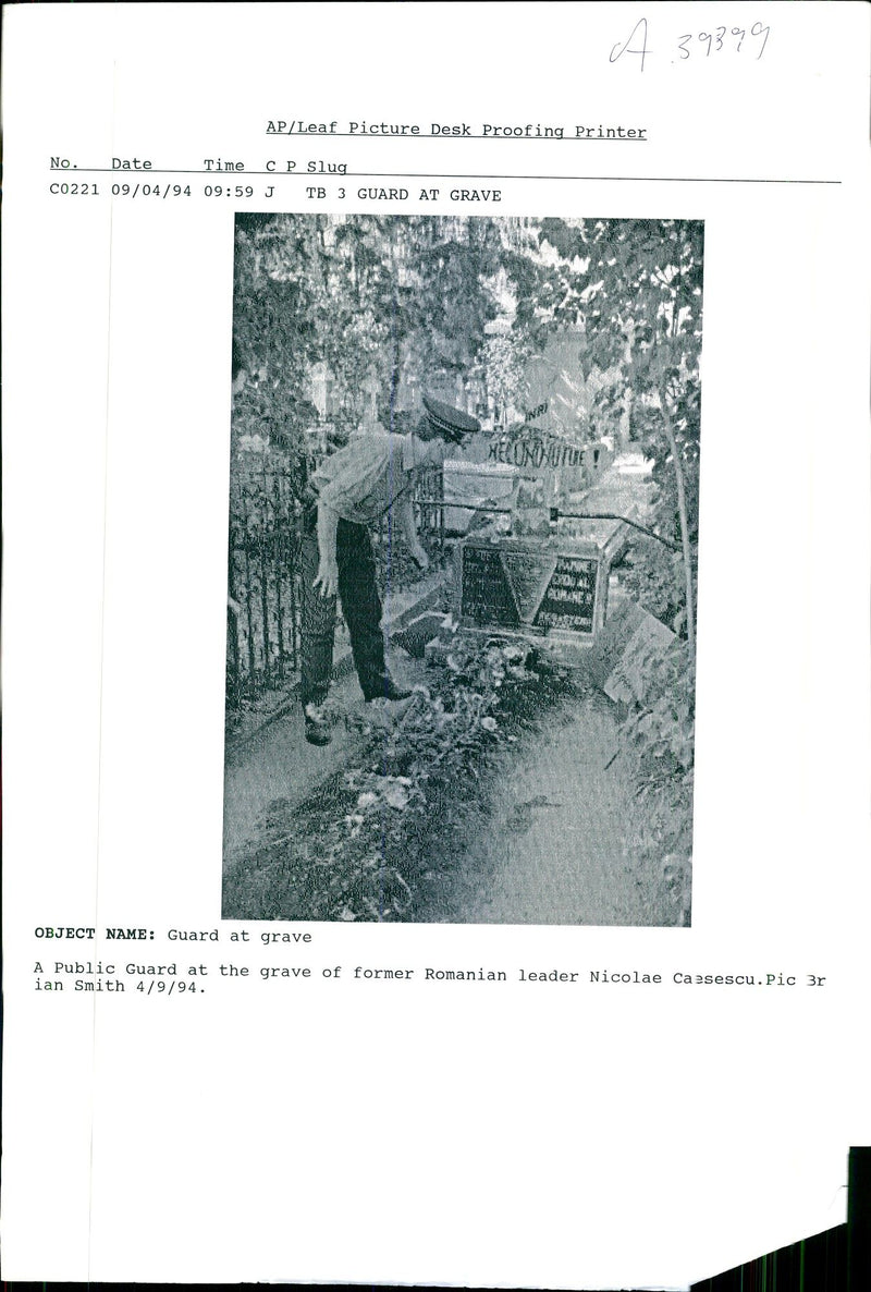 Nicolae Ceausescu - Vintage Photograph