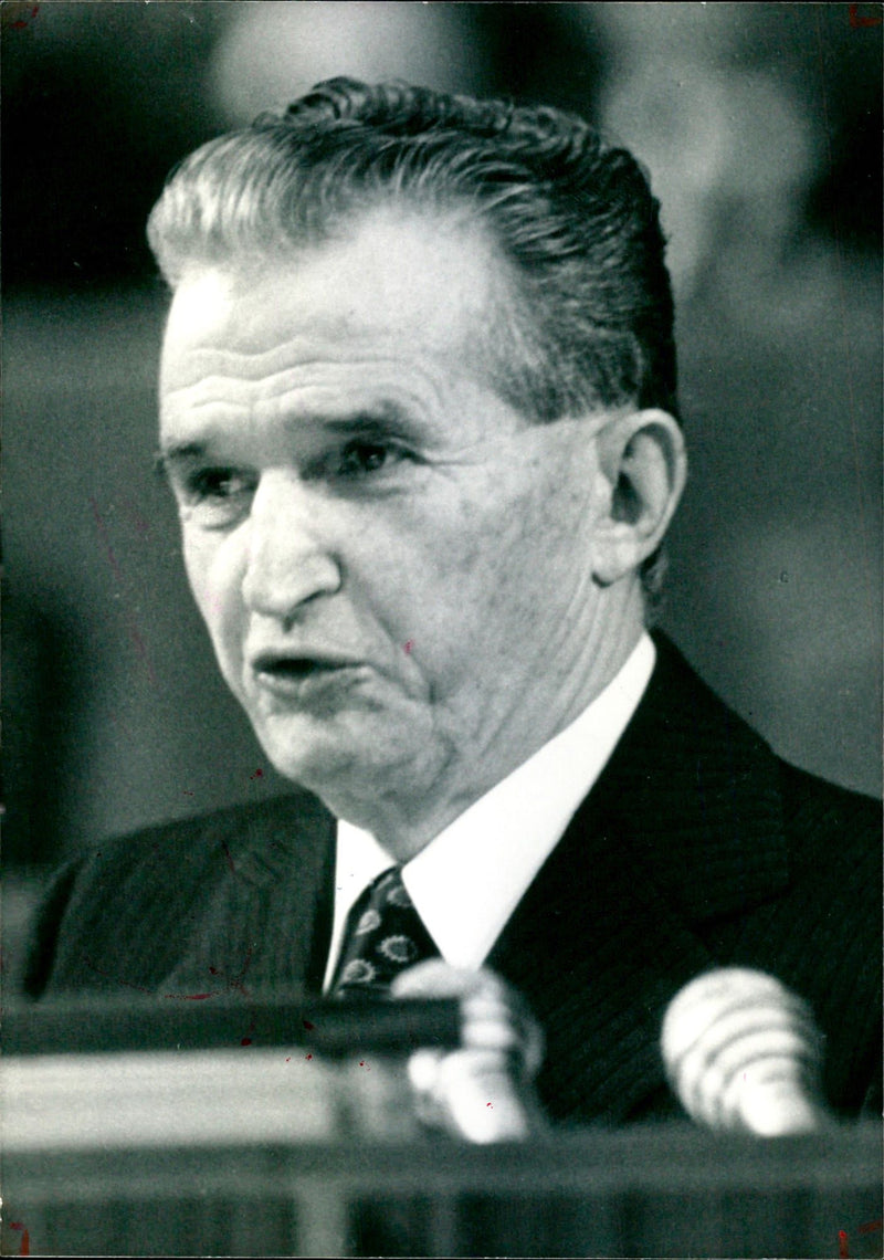Nicolae Ceausescu - Vintage Photograph