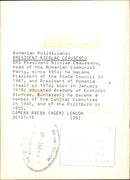 Nicolae Ceausescu - Vintage Photograph