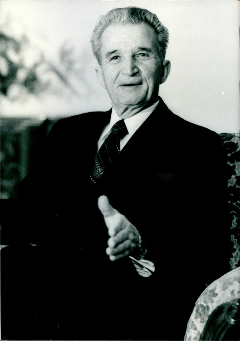 Nicolae Ceausescu - Vintage Photograph