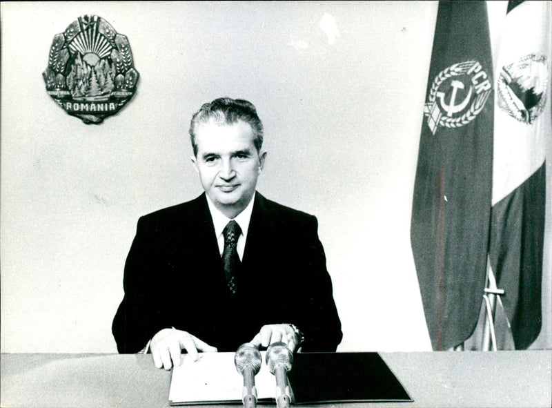 Nicolae Ceausescu - Vintage Photograph