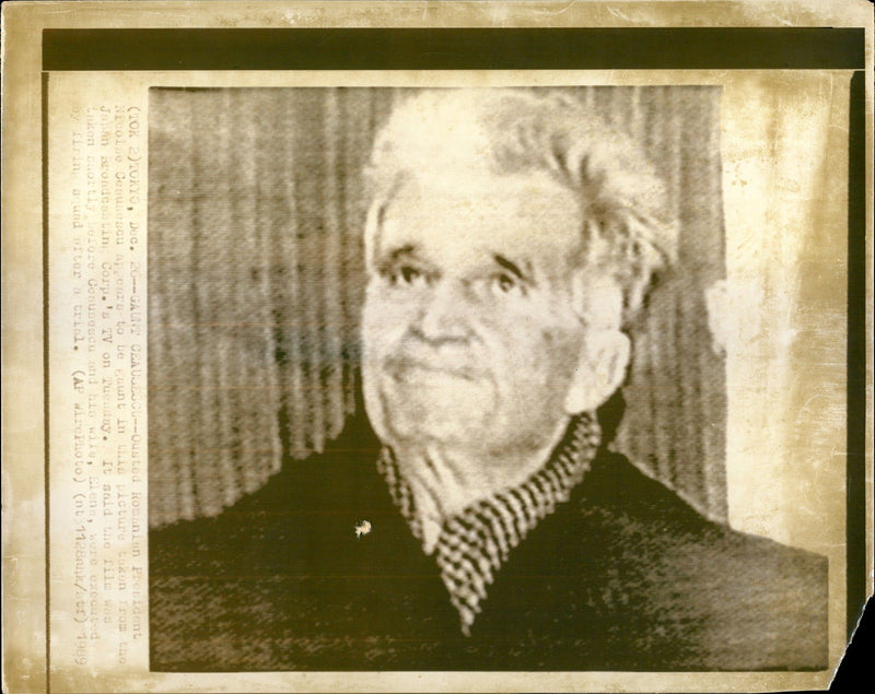 Nicolae Ceausescu - Vintage Photograph