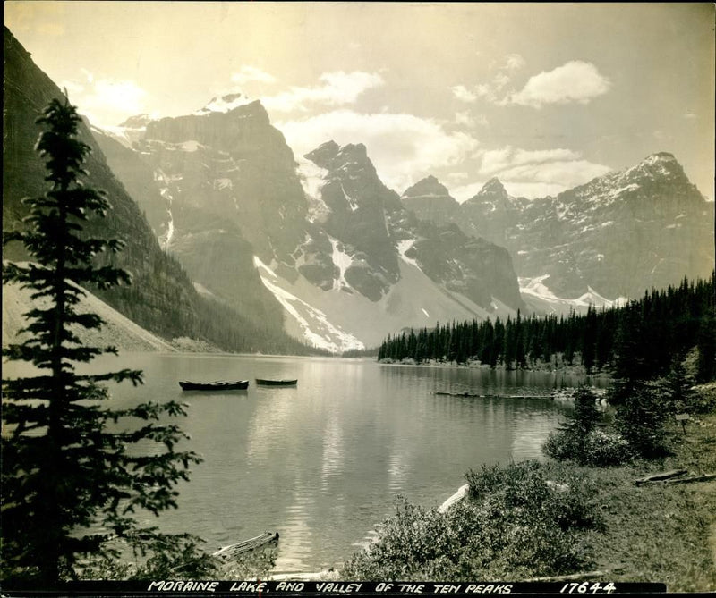 Valley of the Ten Peaks Canada - Vintage Photograph