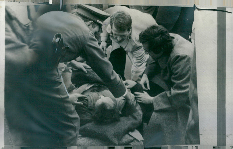 KURT VICENIK ONE THREE GUNMEN WHO RAIDED WIEMER POLICE UNITED PRESS - Vintage Photograph