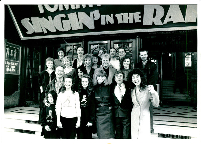 Musical team in aid of the Deal bombing victims - Vintage Photograph