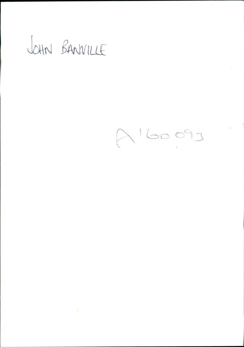 John Banville. - Vintage Photograph