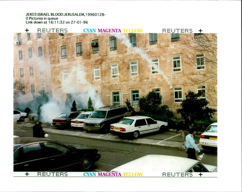 1996 ALAUTO LEAD PICTU TONY PRIME JERO POLICE WRITER NATIONAL RIOT COUNTRY - Vintage Photograph