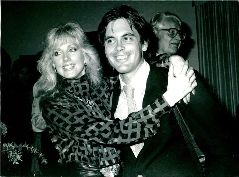 Morgan Fairchild and Chris Hunter - Vintage Photograph