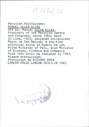 Dr Manuel Ulloa Elias - Vintage Photograph